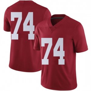 NCAA Men's Alabama Crimson Tide #74 Damieon George Jr. Stitched College Nike Authentic No Name Crimson Football Jersey YU17C00HG